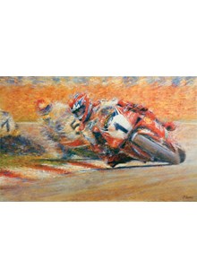 Great Racing Legends Carl Fogarty Print