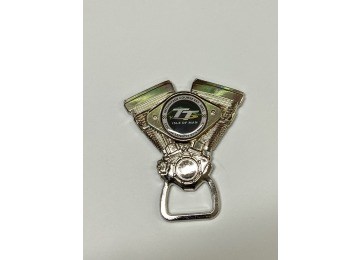 TT Engine Bottle Opener Fridge Magnet