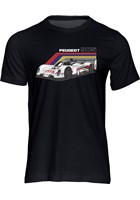 Peugeot 905 Group C Car T-shirt Black