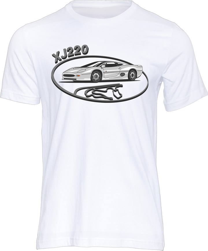 Dream Car Jaguar XJ220 T-shirt White - click to enlarge