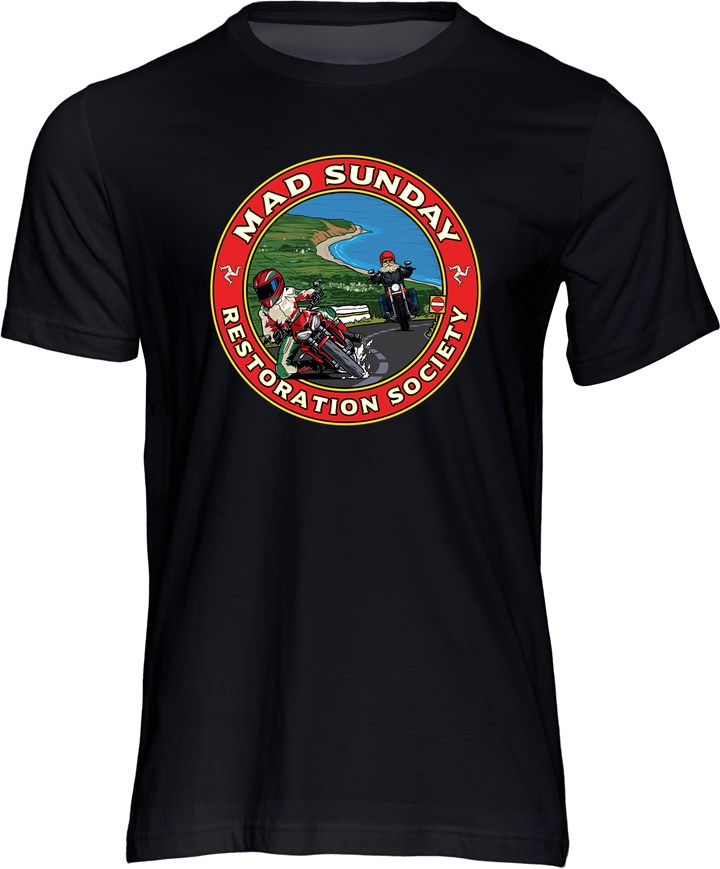 Mad Sunday Restoration Society T-shirt Black - click to enlarge