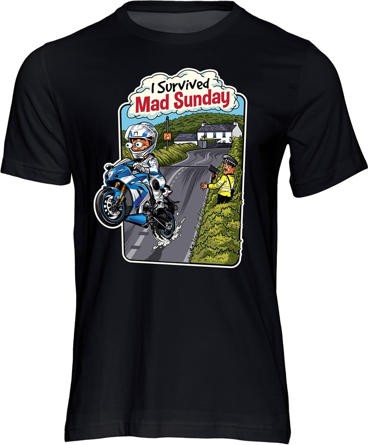 I Survived Mad Sunday T-shirt Black - click to enlarge