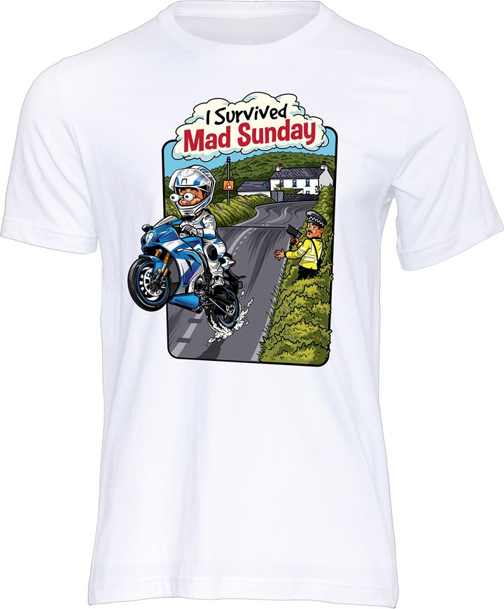 I Survived Mad Sunday T-shirt White - click to enlarge