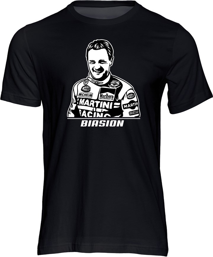 Miki Biasion T-shirt Black - click to enlarge