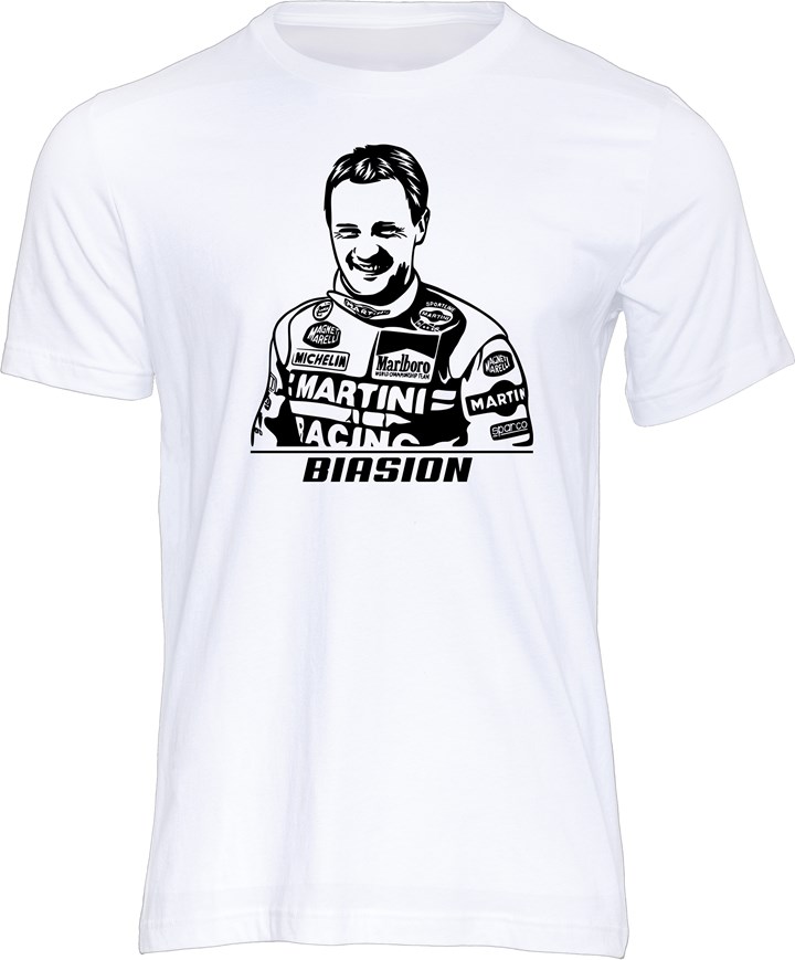 Miki Biasion T-shirt White - click to enlarge