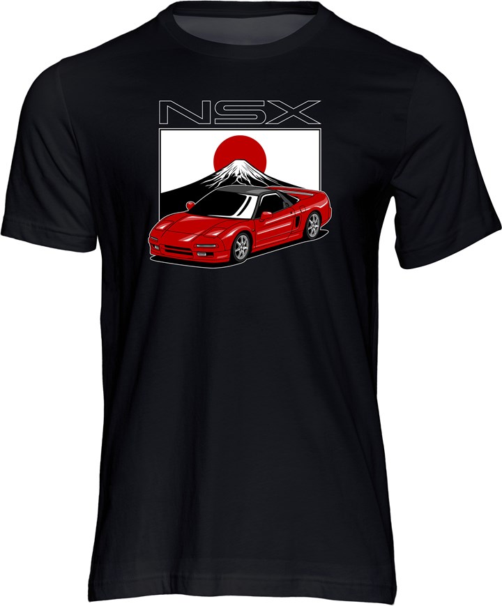 Dream Car Honda NSX T-shirt Black - click to enlarge