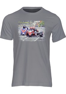 Dave Molyneux and Nick Crowe Art Print T-shirt Charcoal