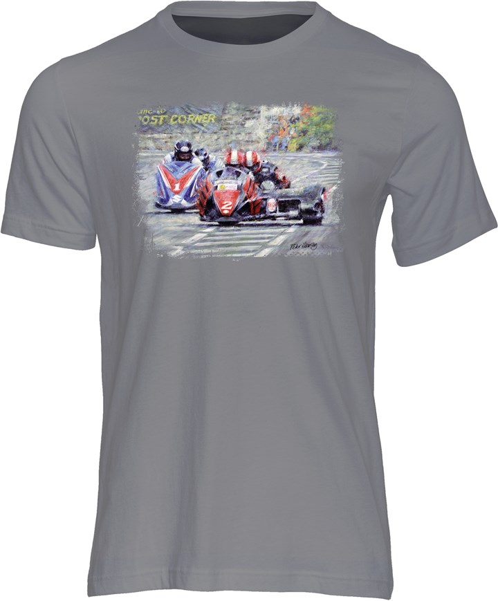 Dave Molyneux and Nick Crowe Art Print T-shirt Charcoal - click to enlarge