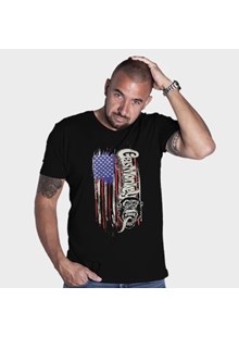 Gas Monkey Patriot T-Shirt, Black