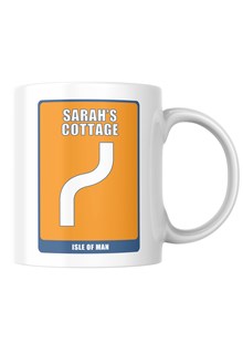 Mountain Course Corner Sign Sarah's Cottage Mug