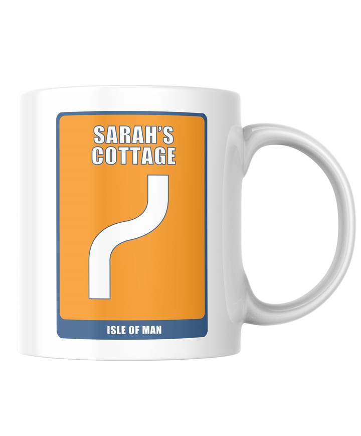 Mountain Course Corner Sign Sarah's Cottage Mug - click to enlarge