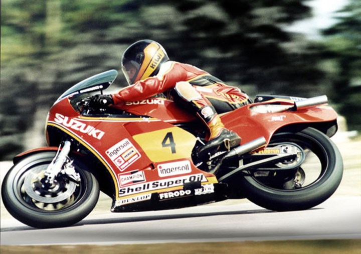 Graeme Crosby Donington 1981 - click to enlarge