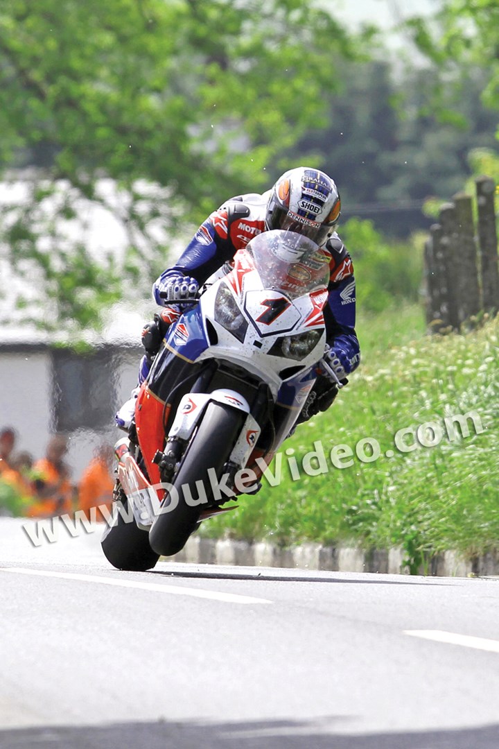 John McGuinness TT 2012 Barregarrow Superbike Race Portrait - click to enlarge